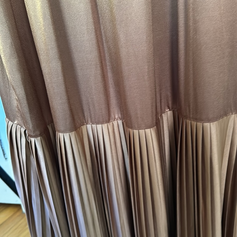By Malene Birger NWT Lemona dress in bronze viscose size L / 44 - Picture 7 of 12